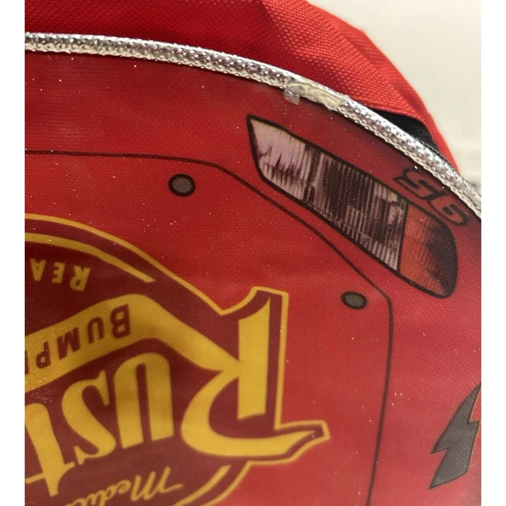 Disney Cars 3 Red Backpack bookbag school travel Lightning McQueen kids